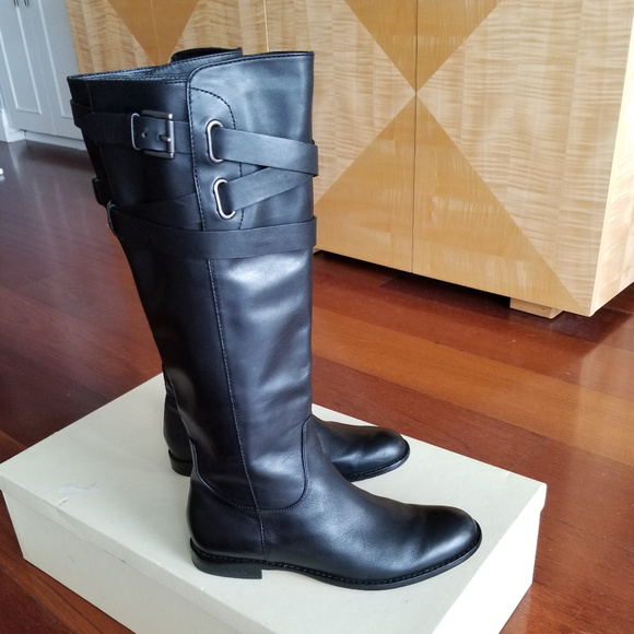 Coach Shoes - COACH EUC!! CAYDEN KNEE TALL RIDING BOOTS BLACK 7.5